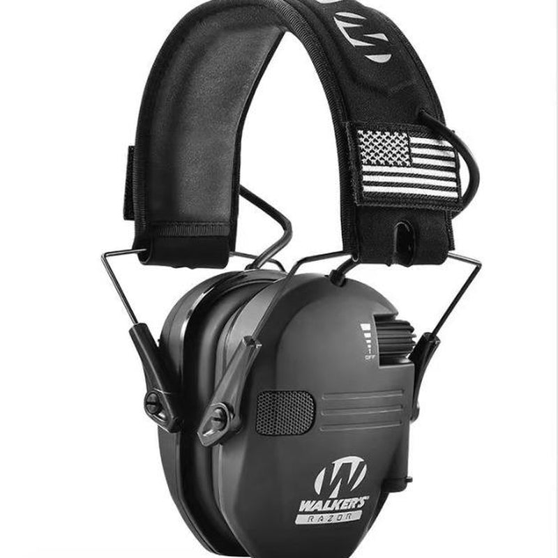 Electronic Hearing Protector, Noisereduction Earmuffs, Head Mounted Wired Earmuffshearing Protection-Earphone for Shooting, Hunting,Outdoor Activities,Halloween Gifts, Christmas Gifts.