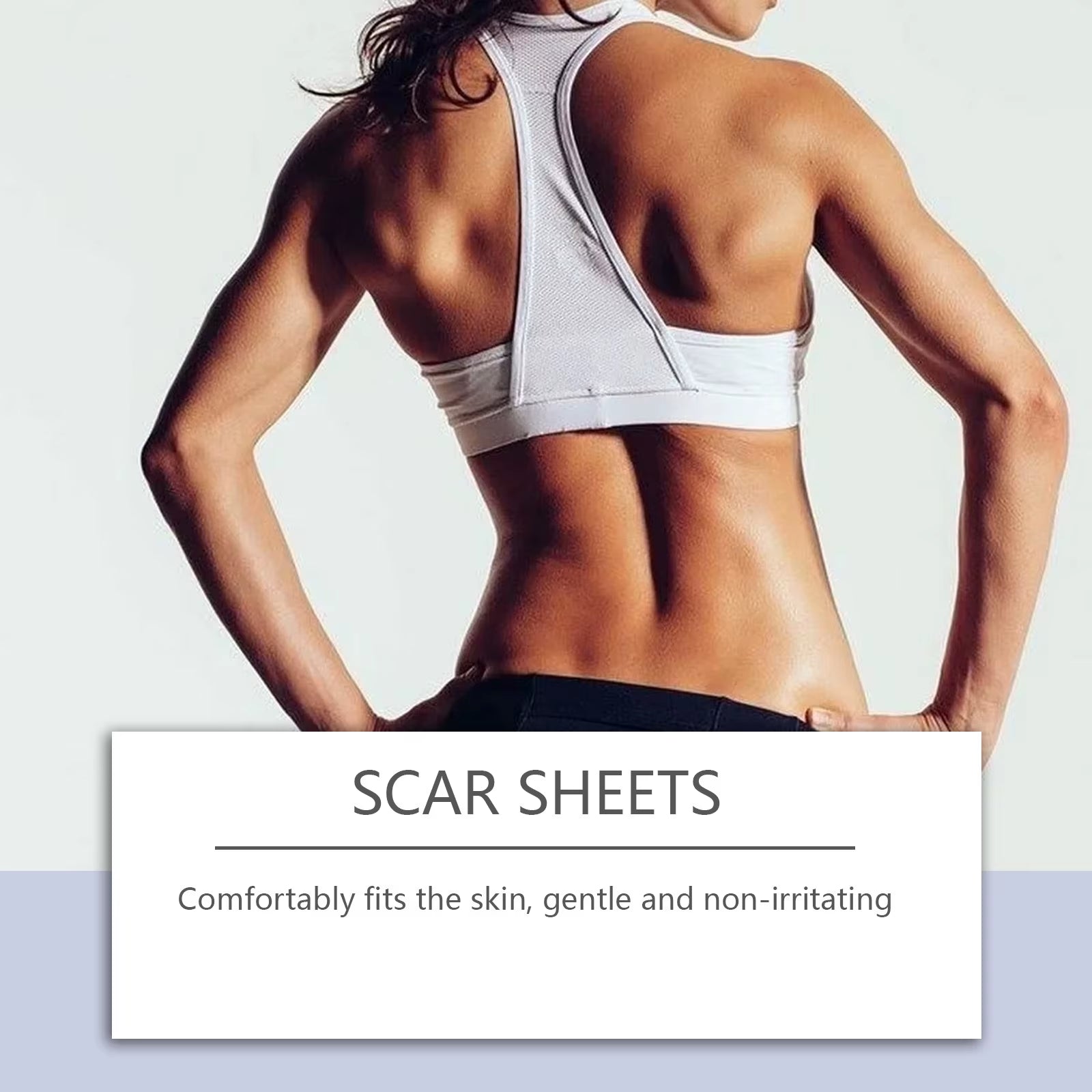 4Cm X 150Cm/Roll Silicone Scar Sheets , 4 Rolls Self-Adhesive Scar Cover Tape Skin Care Waterproof and Breathable