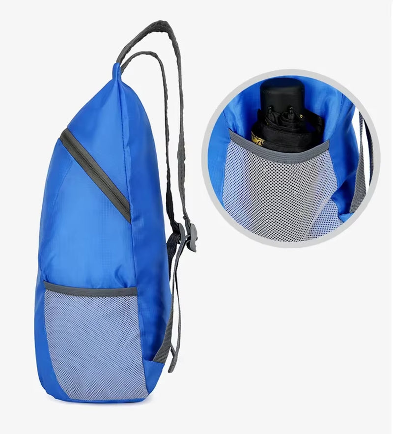 Ultralight Waterproof Folding Backpack for Men and Women - High-Volume Portable Daypack for Outdoor Sports and Travel