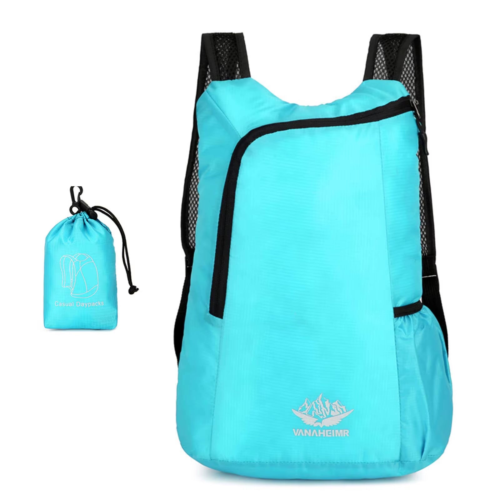 Ultralight Waterproof Folding Backpack for Men and Women - High-Volume Portable Daypack for Outdoor Sports and Travel