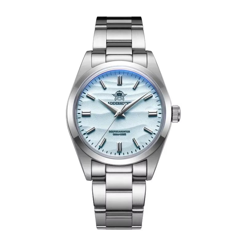 Hot Sale AD2030 Quartz Watch Simple 10Bar Steel Dive Wristwatch Bubble Mirror Pot Cover Glass Sports 36Mm Men Watches